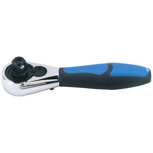 Draper Expert 1/2" Sq. Dr. Quick Release Soft Grip Reversible Stubby Ratchet-0