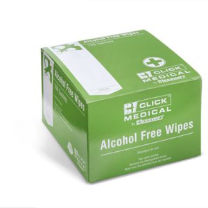 Click Medical Alcohol Free Wipes
