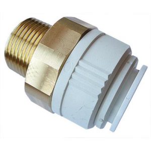 Male Coupler - Brass - Plumbing-0